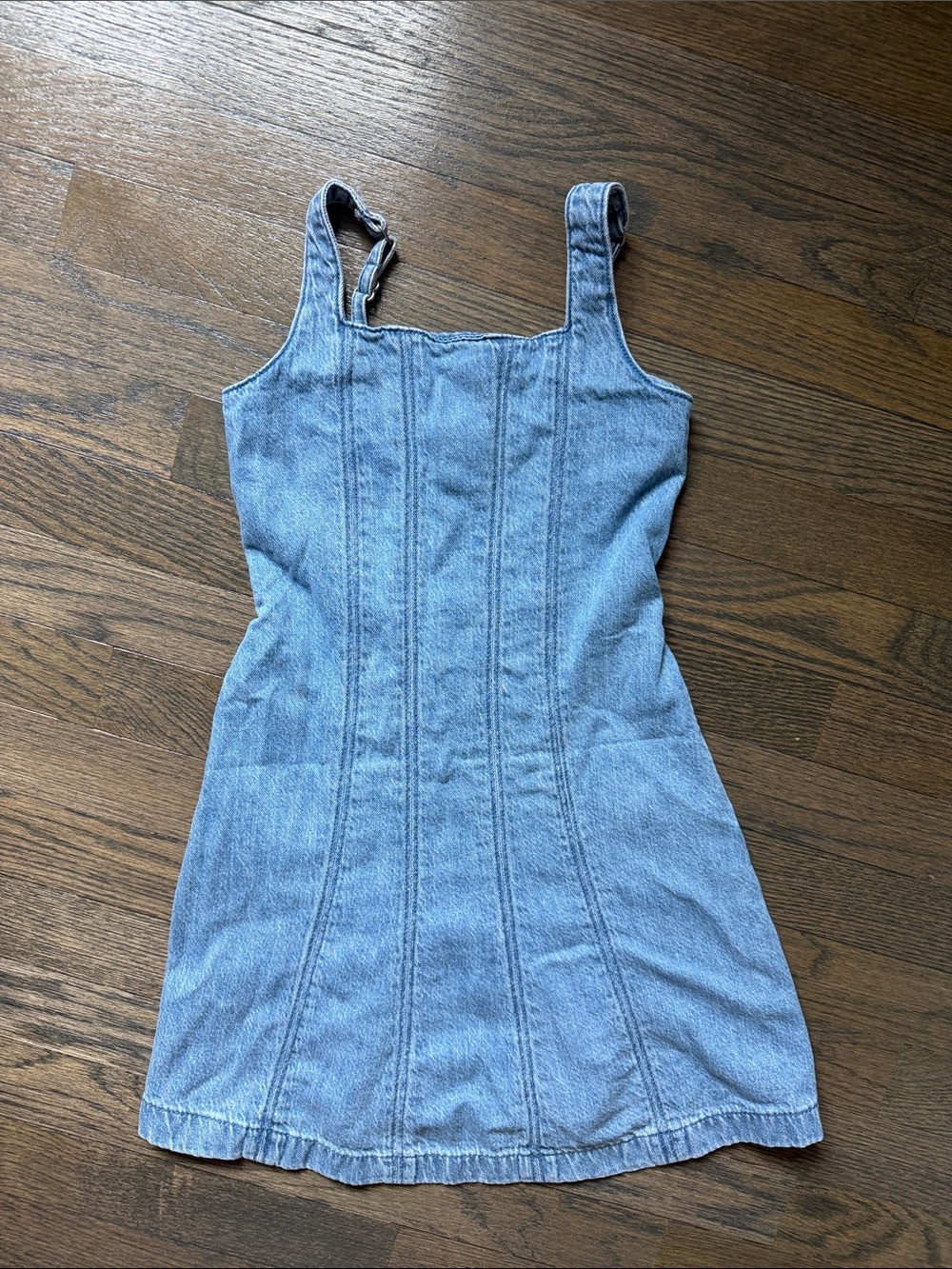 Abercrombie kids Denim Blue Strappy Sundress 7/8